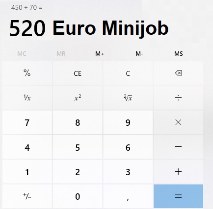 Neuerungen Minijob: Mindestlohn rauf auf 12€ und der 450 wird zum 520 Euro Minijob